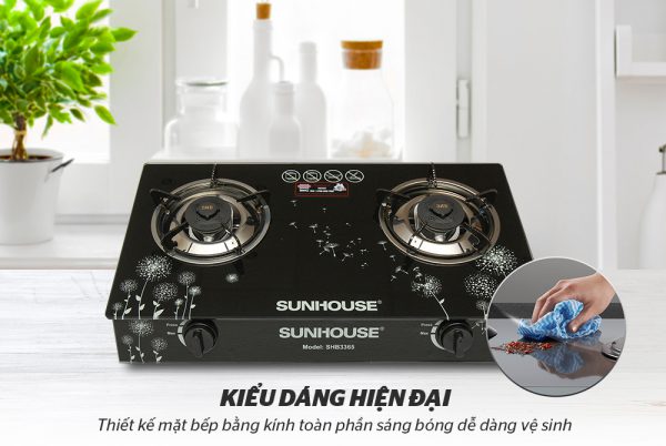 BẾP GAS DƯƠNG KÍNH SUNHOUSE SHB3365 1