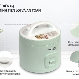 NỒI CƠM ĐIỆN 1.2L SUNHOUSE MAMA SHD8265B 3