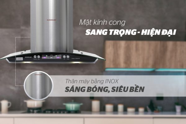 MÁY HÚT MÙI KÍNH CONG SUNHOUSE SHB6626 2