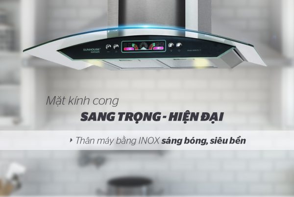 MÁY HÚT MÙI KÍNH CONG SUNHOUSE MAMA MM6707-70 2