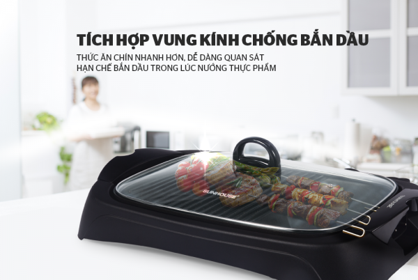 BẾP NƯỚNG ĐIỆN SUNHOUSE SHD4602 5