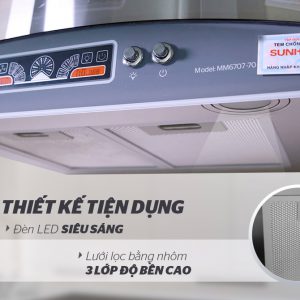 MÁY HÚT MÙI KÍNH CONG SUNHOUSE MAMA MM6707-70 3