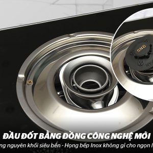 BẾP GAS DƯƠNG KÍNH SUNHOUSE SHB3365 4