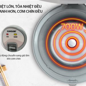 NỒI CƠM ĐIỆN 1.8L SUNHOUSE SHD8602 5