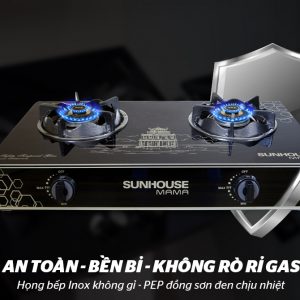 BẾP GAS DƯƠNG KÍNH SUNHOUSE MAMA MMBB0787B 7