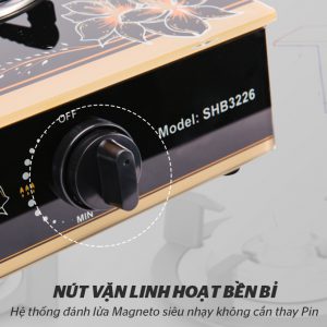 BẾP GAS DƯƠNG KÍNH SUNHOUSE SHB3226 5