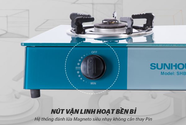 BẾP GAS DƯƠNG KÍNH SUNHOUSE SHB3336 3