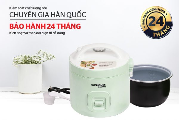 NỒI CƠM ĐIỆN 1.2L SUNHOUSE MAMA SHD8265B 8