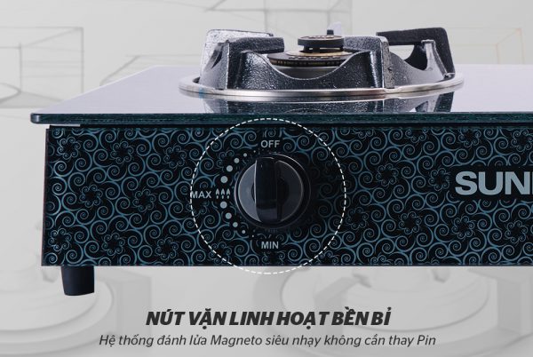 BẾP GAS DƯƠNG KÍNH SUNHOUSE MAMA MMBB0787MT 6