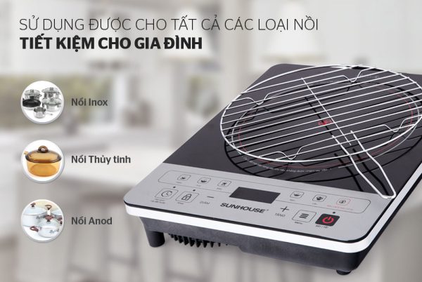 Bếp hồng ngoại cảm ứng SUNHOUSE SHD6005 05