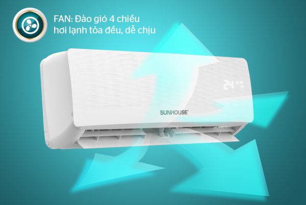 Điều hòa không khí một chiều 12000BTU SUNHOUSE SHR-AW12C110 8