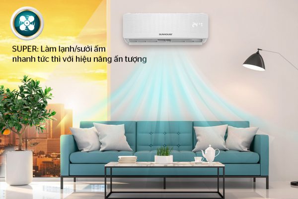 Điều hòa không khí hai chiều 9000BTU SUNHOUSE SHR-AW09H110 5