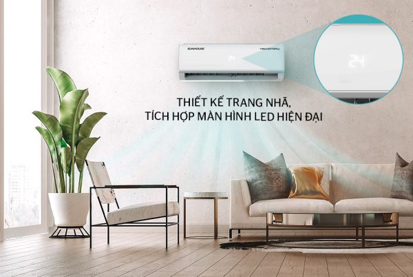 Điều hòa không khí một chiều INVERTER 18000BTU SUNHOUSE SHR-AW18IC610 2