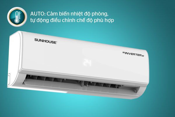 Điều hòa không khí một chiều INVERTER 12000BTU SUNHOUSE SHR-AW12IC610 6