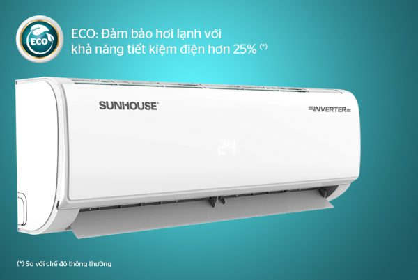 Điều hòa không khí một chiều INVERTER 12000BTU SUNHOUSE SHR-AW12IC610 8