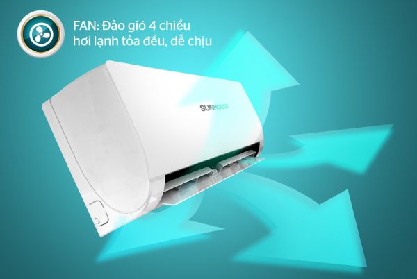 Điều hòa không khí một chiều 9000BTU SUNHOUSE SHR-AW09C130 7