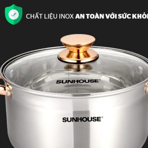 Bộ nồi inox 5 đáy SUNHOUSE SH781 4