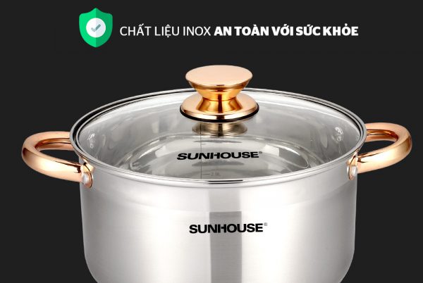 Bộ nồi inox 5 đáy SUNHOUSE SH781 4