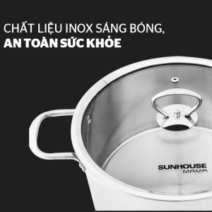 Bộ nồi inox 5 đáy SUNHOUSE  MAMA SH784 3