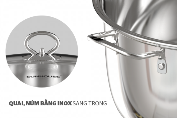 BỘ NỒI INOX 5 ĐÁY SUNHOUSE SH788 3