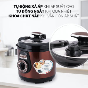 Nồi áp suất điện đa năng SUNHOUSE SHD1562 cà phê 06