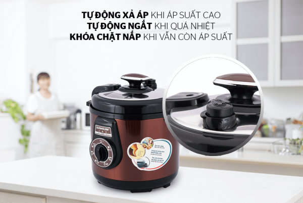 Nồi áp suất điện đa năng SUNHOUSE SHD1562 cà phê 06