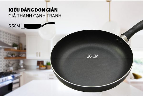 Chảo trơn chống dính SUNHOUSE CT26 001