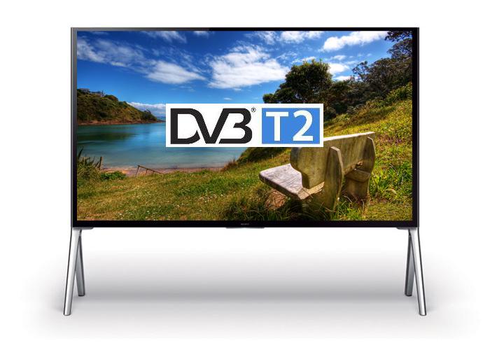 DVB-t2 trên KD-85X9500B