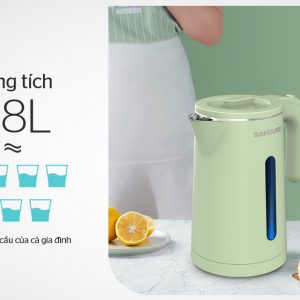 ẤM SIÊU TỐC INOX 2 LỚP 1.8L SUNHOUSE SHD1353 2