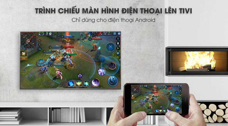 chiếu màn hình tivi lg bằng ứng dụng screen morring