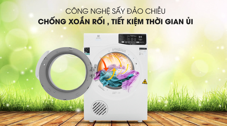 Sấy đảo chiều - Máy sấy Electrolux 7 Kg EDV705HQWA