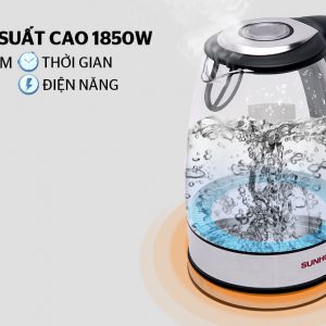 Ấm siêu tốc thủy tinh SUNHOUSE SHD1217 05