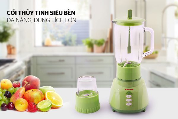 Máy xay sinh tố SUNHOUSE SHD5112 xanh 01