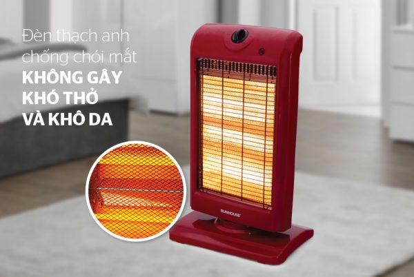 Sưởi điện 3 bóng halogen SUNHOUSE SHD7016 04