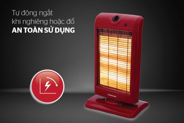 Sưởi điện 3 bóng halogen SUNHOUSE SHD7016 05