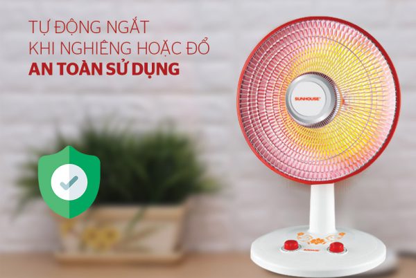 Quạt sưởi halogen SUNHOUSE SHD7005 05