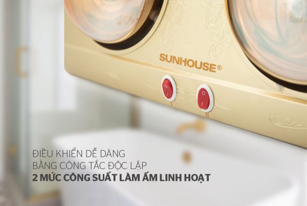 Đèn sưởi phòng tắm SUNHOUSE SHD3812 02