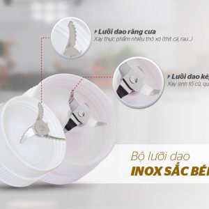 MÁY XAY SINH TỐ 3 CỐI SUNHOUSE SHD5582W 4