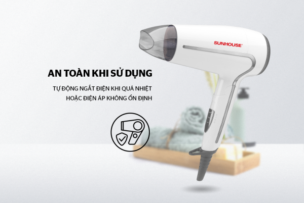 MÁY SẤY TÓC SUNHOUSE SHD2308W 6