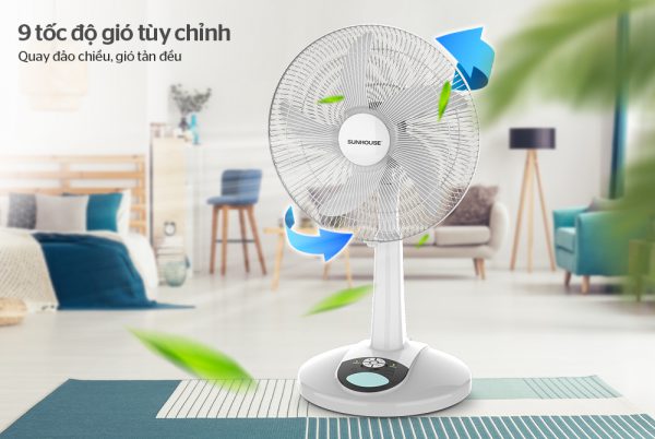 QUẠT TÍCH ĐIỆN SUNHOUSE SHD7228 6