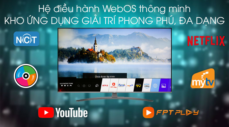 Smart Tivi LG 4K 43 inch 43UM7600PTA - Hệ điều hành