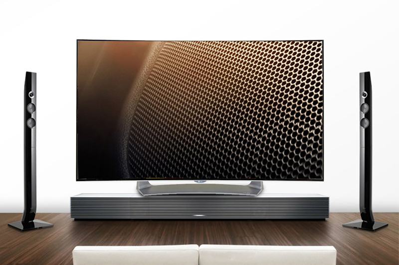 Smart TV Full HD OLED Cong LG 55EG910T thiết kế màn hình mỏng, tinh tế