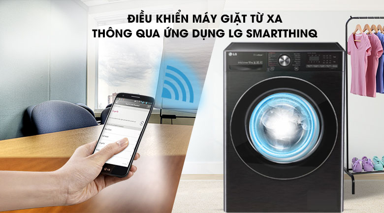 Điều khiển từ xa - Máy giặt LG Inverter 10.5 kg FV1450S2B