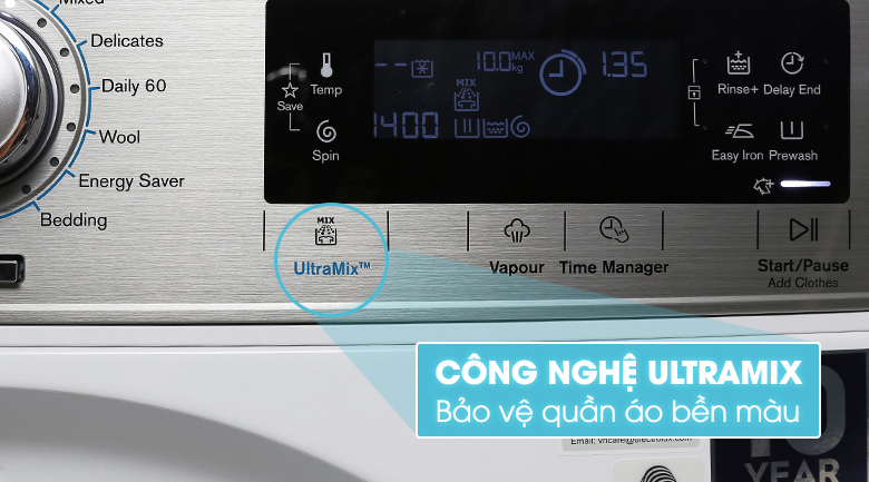 Công nghệ Ultra mix của Máy giặt lồng ngang Electrolux EWF14023