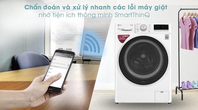 Máy giặt lồng ngang LG Inverter 13kg FV1413S3WA