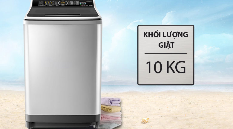 Khôi lượng giặt 10 kg - Máy giặt Panasonic 10 Kg NA-F100X5LRV