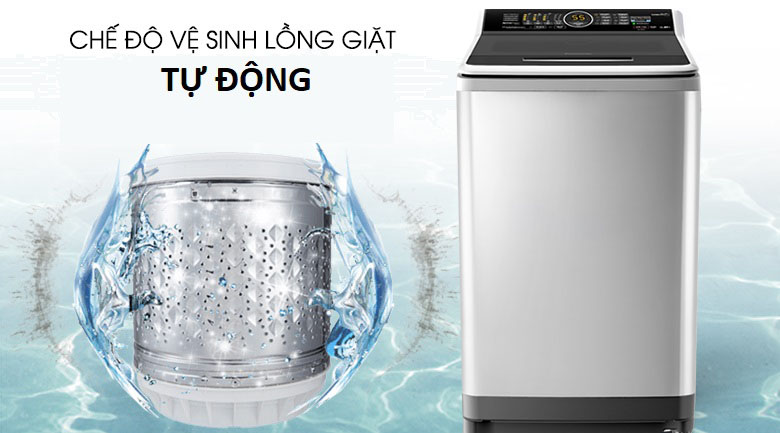 Vệ sinh tự động - Máy giặt Panasonic 10 Kg NA-F100X5LRV