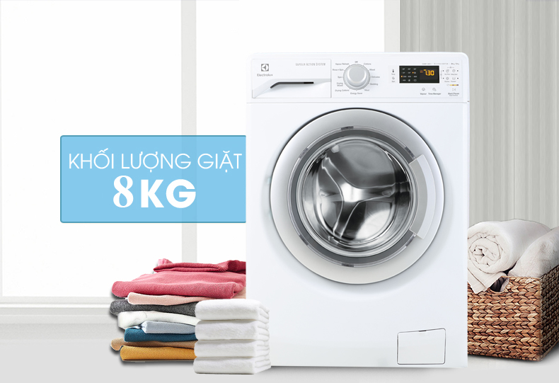 Máy giặt Electrolux EWF12853 8 Kg thiết kế đẹp