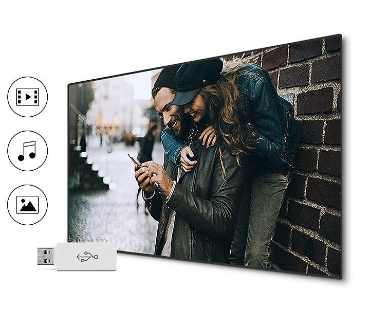 Smart Tivi Cong Samsung 49 Inch UA49M6303 Đa dạng kết nối