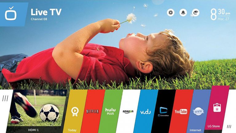 Smart Tivi OLED 55 inch LG 55EG9A7T giao diện web thông minh